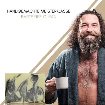 Bartseife Clean | Die Alternative zu Bartshampoo für Körper & Bart