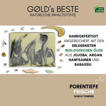 Bartseife Clean | Die Alternative zu Bartshampoo für Körper & Bart