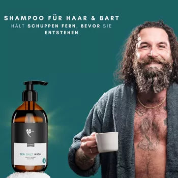 Sea Salt Shampoo | Das milde Meersalz Shampoo für Haare & Bart