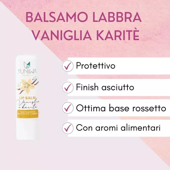 Schützender Lippenbalsam – Vanille und Shea