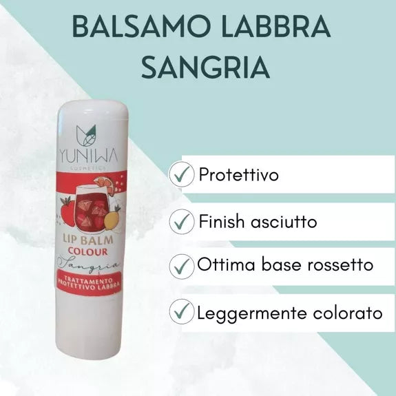 Farbiger schützender Lippenbalsam – Sangria