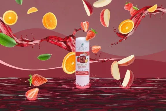 Farbiger schützender Lippenbalsam – Sangria