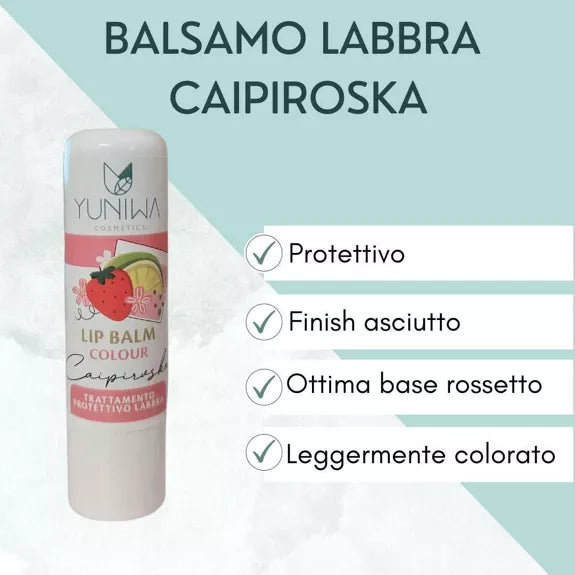 Farbiger schützender Lippenbalsam – Caipiroska
