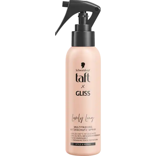 Taft Gliss Multitasking Hitzeschutz-Spray Lovely Long