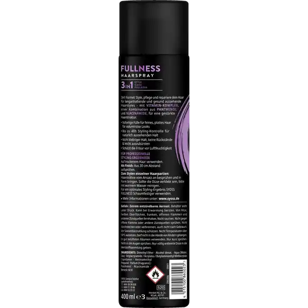 Syoss Haarspray Fullness