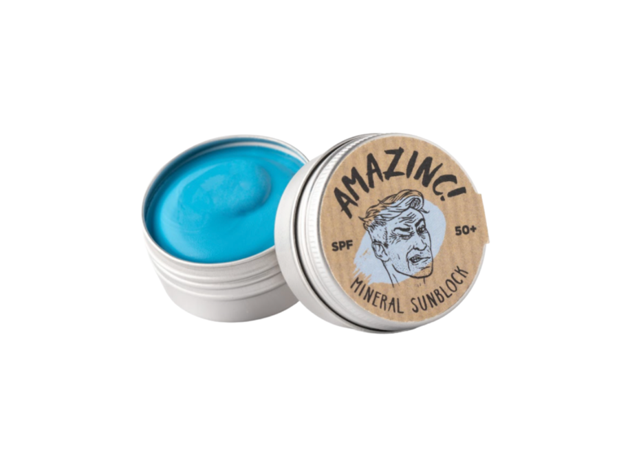 Amazinc! Sonnenschutz SPF50 Flachblau