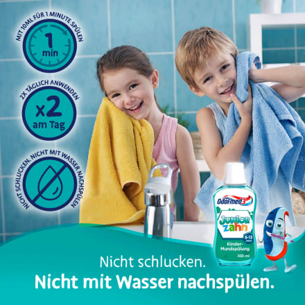 Odol med 3
Mundspülung Kinder Juniorzahn, 6-13 Jahren, 300 ml