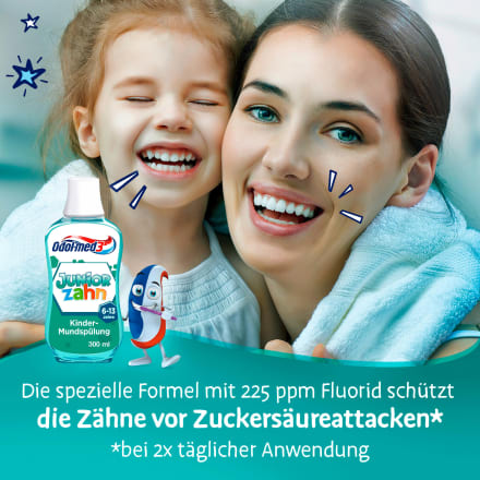 Odol med 3
Mundspülung Kinder Juniorzahn, 6-13 Jahren, 300 ml