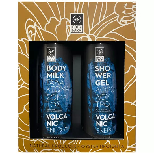 Volcanic Duschgel und Körperlotion Geschenkset – 2 Stück