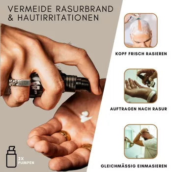 Glatzencreme | Bald Cream 50ml Glatzenpflege by GØLD's
