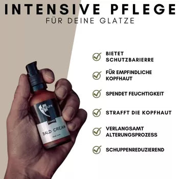 Glatzencreme | Bald Cream 50ml Glatzenpflege by GØLD's