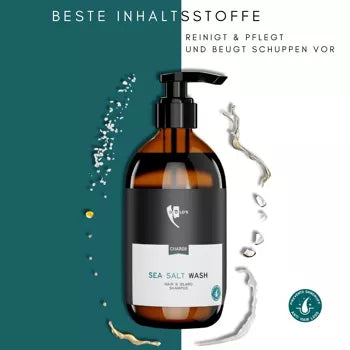Sea Salt Shampoo | Das milde Meersalz Shampoo für Haare & Bart