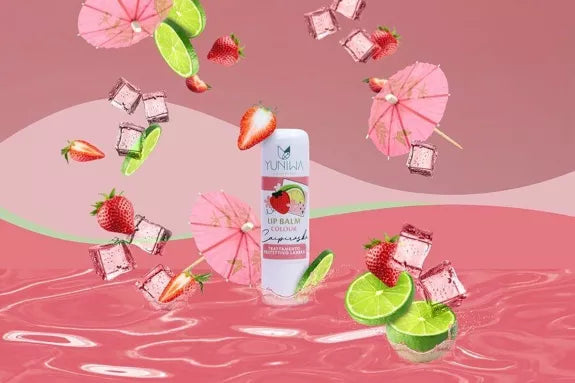 Farbiger schützender Lippenbalsam – Caipiroska